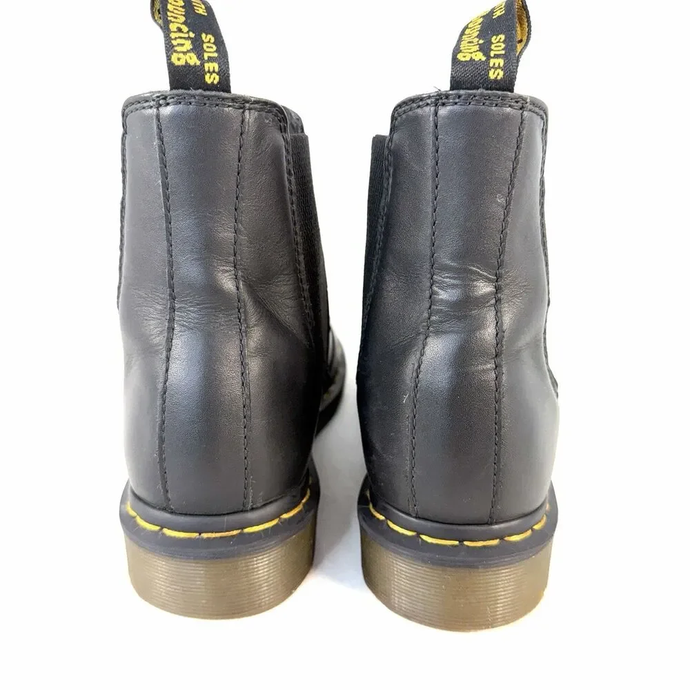 Dr Martens 2976 Bex Smooth Leather Chelsea Boots Black Unisex Men’s 8 / Womens 9
